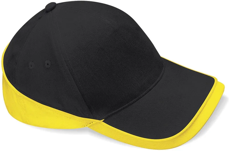 Καπέλο Teamwear Beechfield B171 Black/Yellow