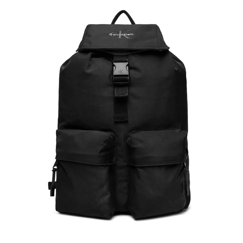 Σακίδιο Calvin Klein Bold Flap Backpack LV04D3270G Μαύρο