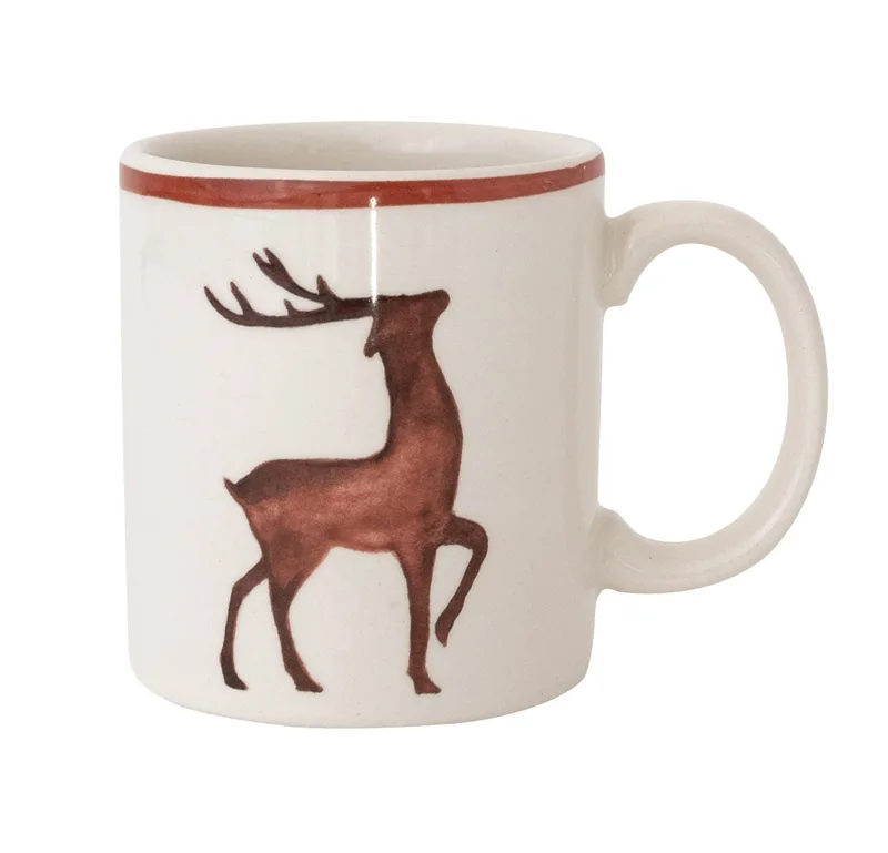 Table Of Joy Χριστουγεννιάτικη Κούπα Deer Creme 290ml