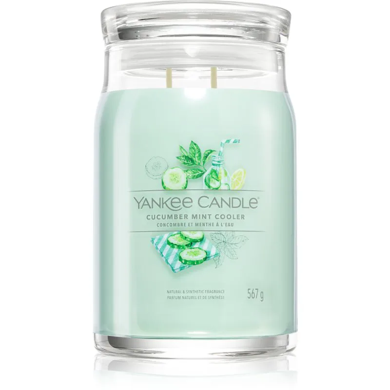 Yankee Candle Cucumber Mint Cooler αρωματικό κερί Signature 567 γρ