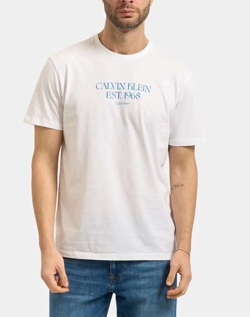 CALVIN KLEIN JEANS 30S EU WHOLESALE JEANS GRAPHICS LV14RF804G-YAF White