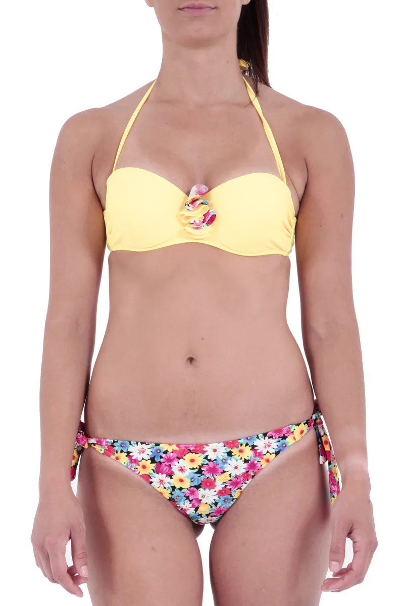 Μαγιό Μπικίνι Violetta Με Ενίσχυση LS-1163-YELLOW Γυναικείο