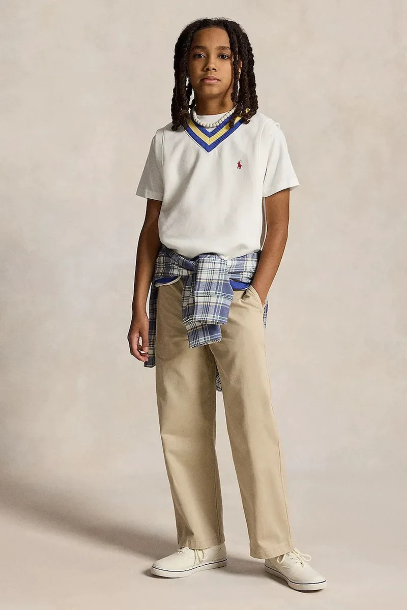 Polo Ralph Lauren Παντελόνι chino παιδικό βαμβακερό