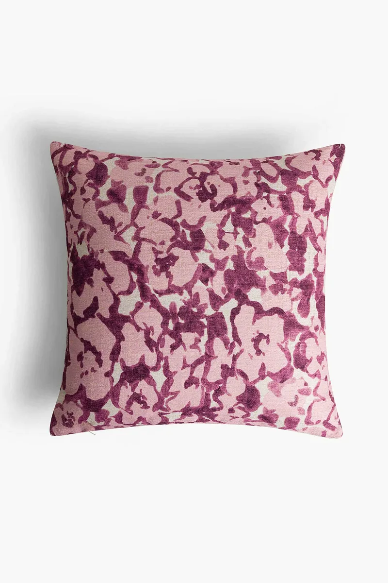 Coincasa διακοσμητικό μαξιλάρι με floral print 45 x 45 cm - 007467470 Ροζ