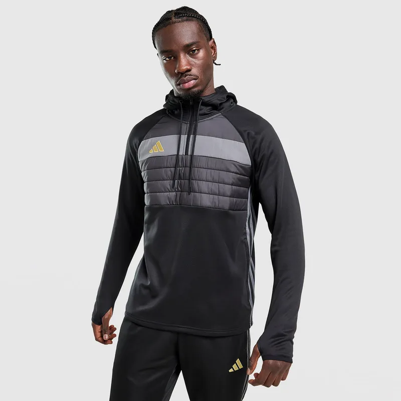adidas Tiro 1/4 Zip Winterized Ανδρική Μπλούζα με Κουκούλα (9000237296_87534)
