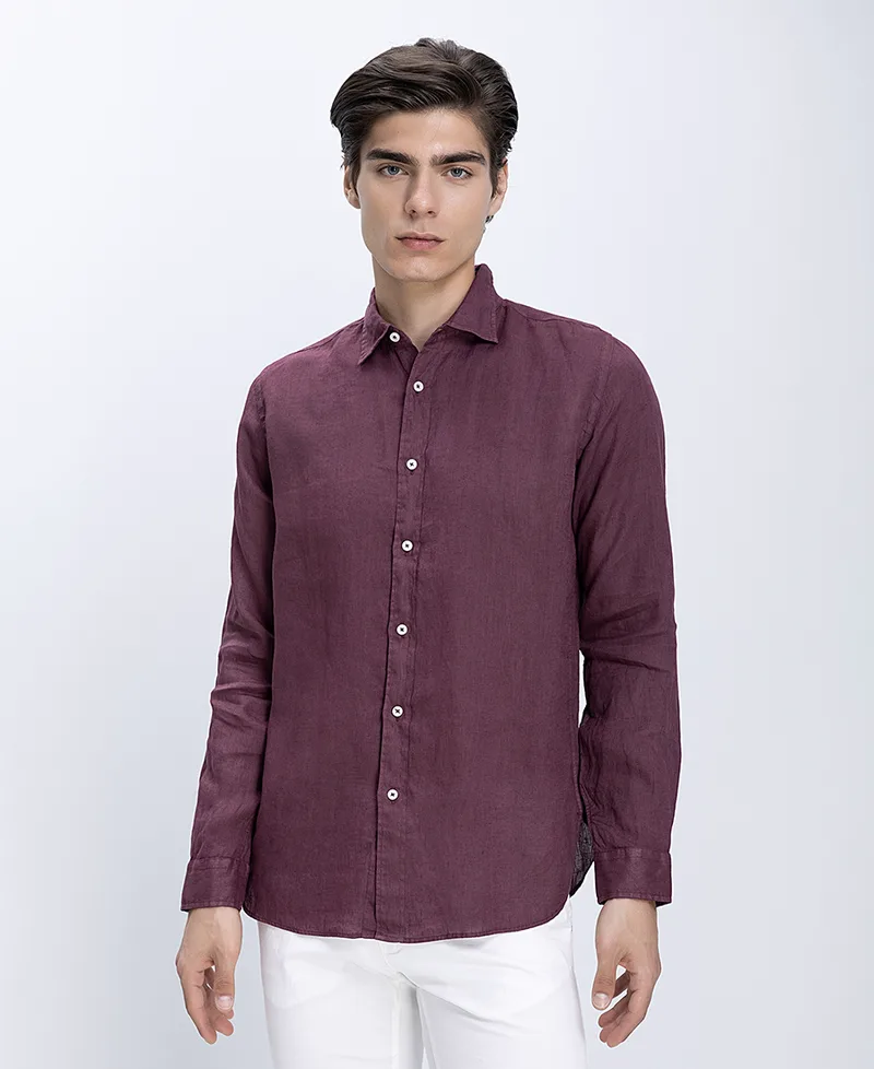 Xacus Ανδρικό Πουκάμισο Λινό Regular Fit