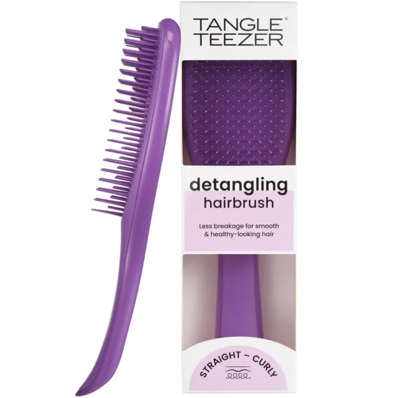 Tangle Teezer The Ultimate Detangler Βούρτσα για Εύκολο Ξεμπέρδεμα για Ίσια & Σγουρά Μαλλιά 1 Τεμάχιο - Fresh Purple