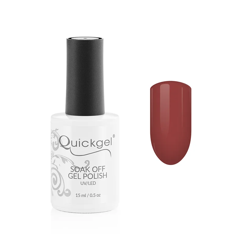 Quickgel Ημιμόνιμο Βερνίκι - No 1327 Chestnut - 15mL