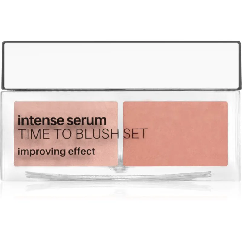 NEO MAKE UP Intense Serum Time To Blush Set πουδρέ ρουζ απόχρωση 02 Peach 6 γρ
