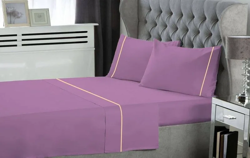 ΣΕΝΤΟΝΙΑ ΥΠΕΡΔΙΠΛΑ LE BLANC LILAC ΣΕΤ 4ΤΜΧ (240X270CM)
