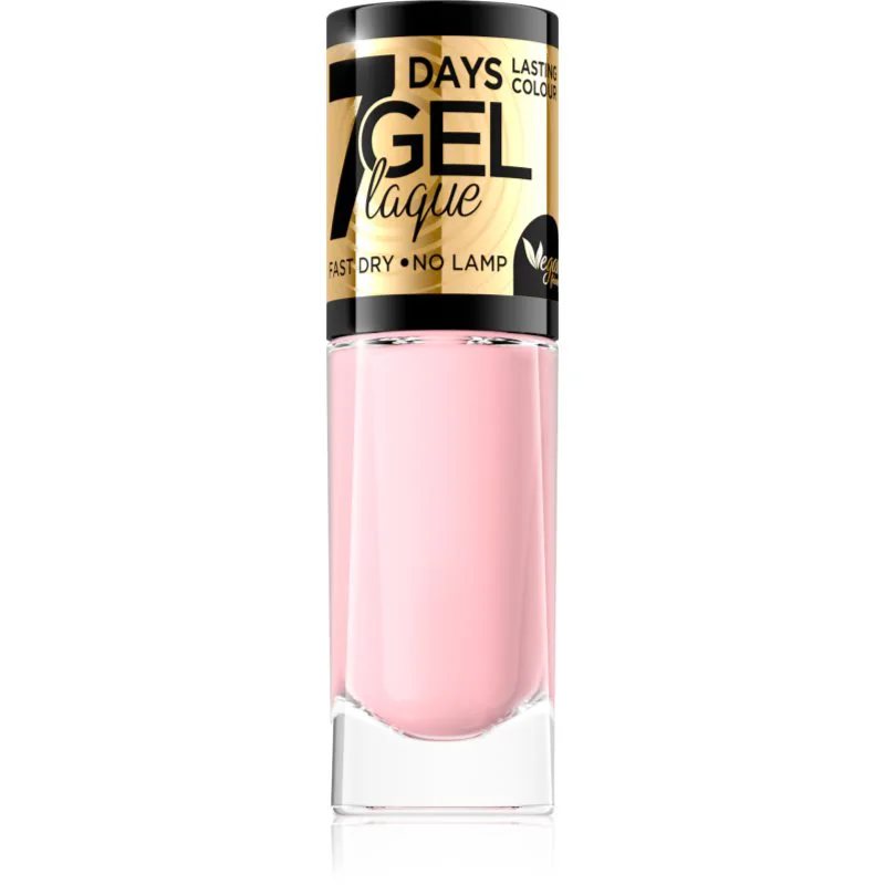 Eveline Cosmetics 7 Days Gel Laque Nail Enamel τζελ βερνίκι νυχιών χωρίς τη χρήση των UV/LED λαμπτήρων απόχρωση 38 8 ml