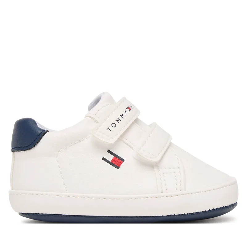 Αθλητικά Tommy Hilfiger Low Cut Velcro T0B9-34328-1582 Λευκό