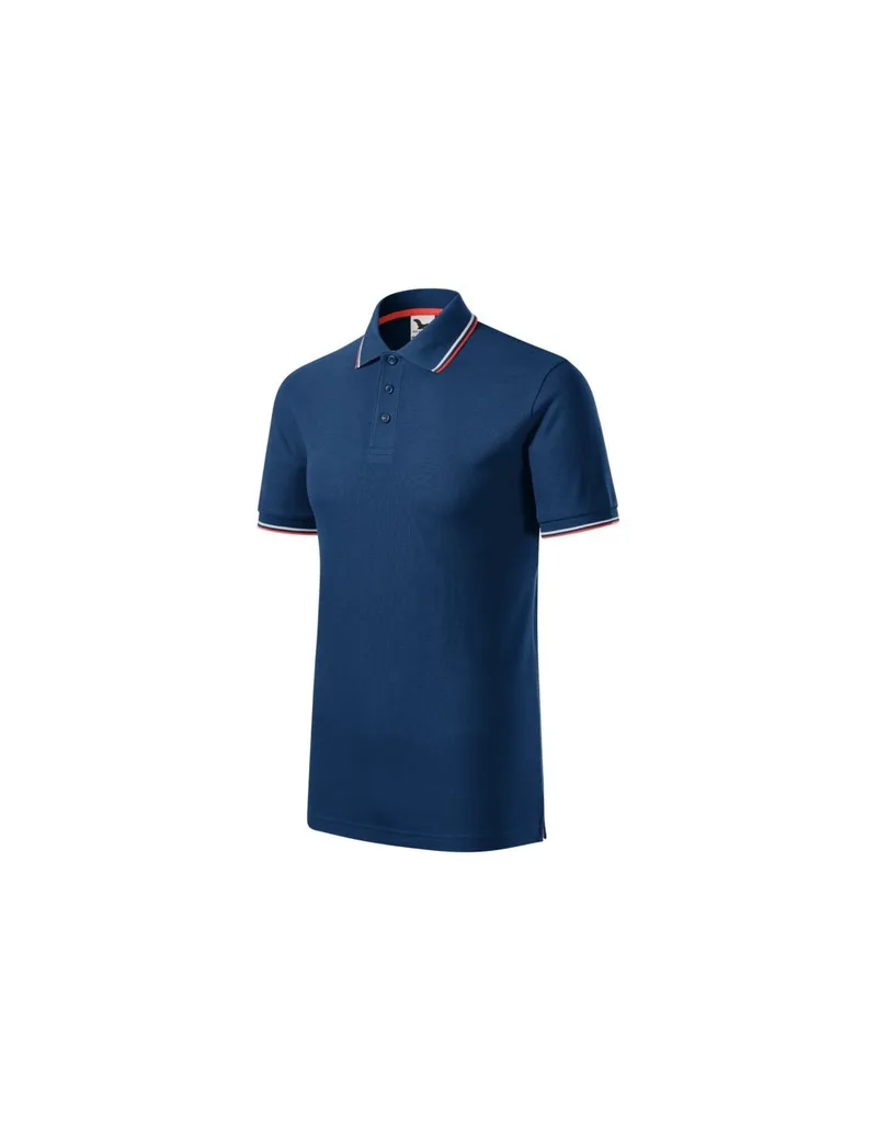 Malfini MLI-23287 Ανδρικό T-shirt Polo Μπλε