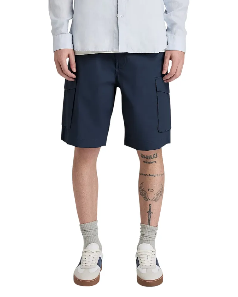 Timberland Ανδρική Βερμούδα Poplin Cargo Short TB0A44VX433 Μπλε