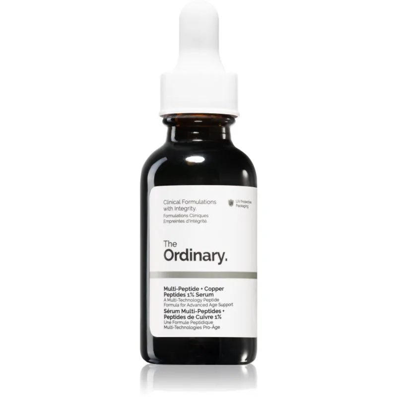 The Ordinary Multi-Peptide + Copper Peptides 1% αντιρυτιδικός λαμπρυντικός ορός 30 ml