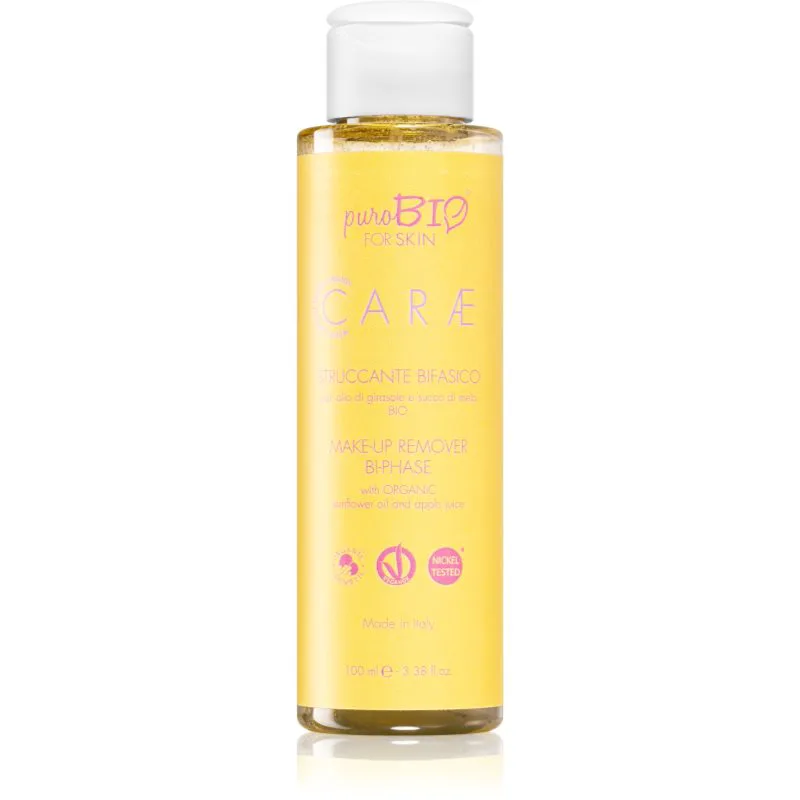 puroBIO Cosmetics Make-up Remover διφασικό ντεμακιγιάζ του μεικ απ 100 ml