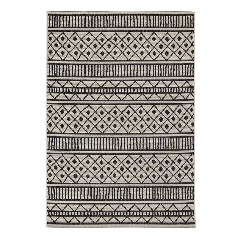 Χαλί Καλοκαιρινό (160x235) Royal Carpet Flox 3603W Black