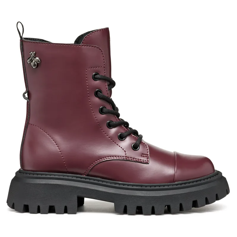 Μπότες Geox J Maquinnens Girl J46M6B 000CN C7357 S Μπορντό