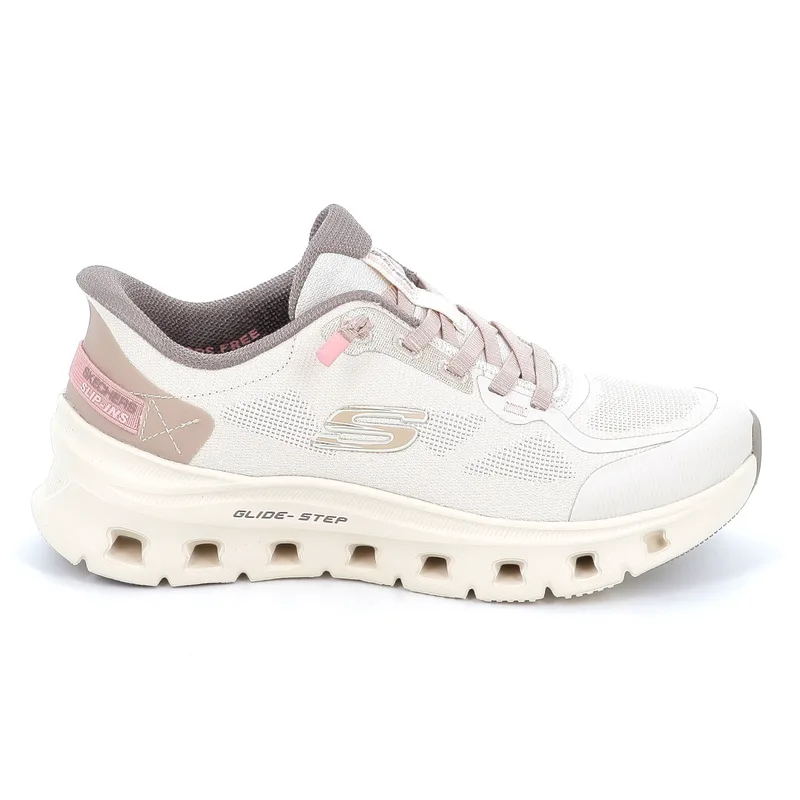 Γυναικείο Αθλητικό Παπούτσι Skechers Glide - Step Pro Χρώματος Εκρού 150428-NTBR