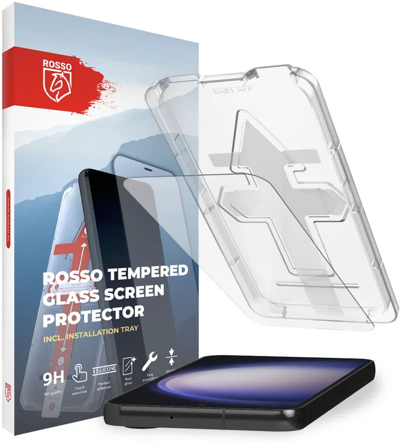 Κόκκινο Tempered Glass - Αντιχαρακτικό Προστατευτικό Γυαλί Οθόνης Samsung Galaxy S23 Plus (8719246382192)