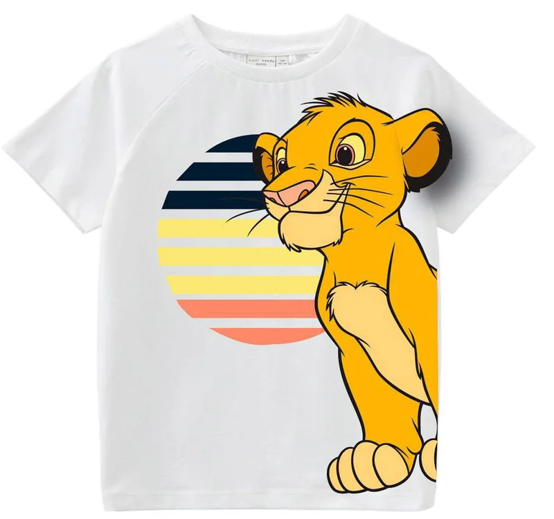 T-SHIRT NAME IT 13190457 NMMLIONKING MARCHELL ΛΕΥΚΟ (104 CM)-(4 ΕΤΩΝ)