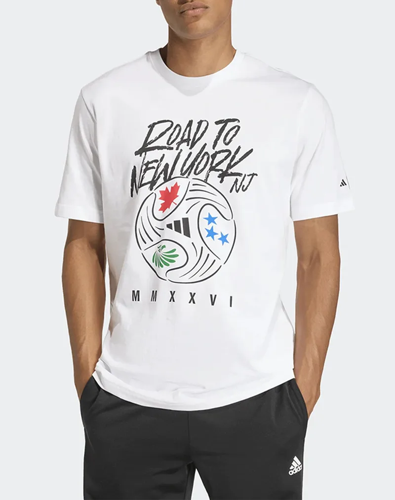 ADIDAS M FTB WC BALL T KB2535-WHITE White