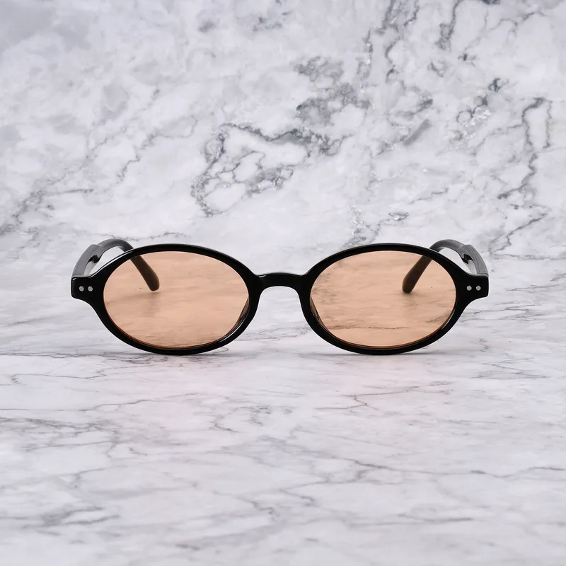 STELLA 29EP3 - STELLA - BLACK - PEACH Sunglasses | Black | Peach Shades | Explicit Poets Sunglasses
