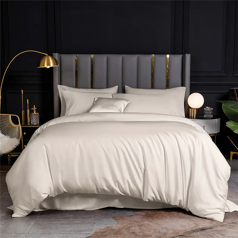 Σεντόνια King Size (Σετ) 275X290 Rythmos Bamboo Μπεζ Χωρίς Λάστιχο (275x290)