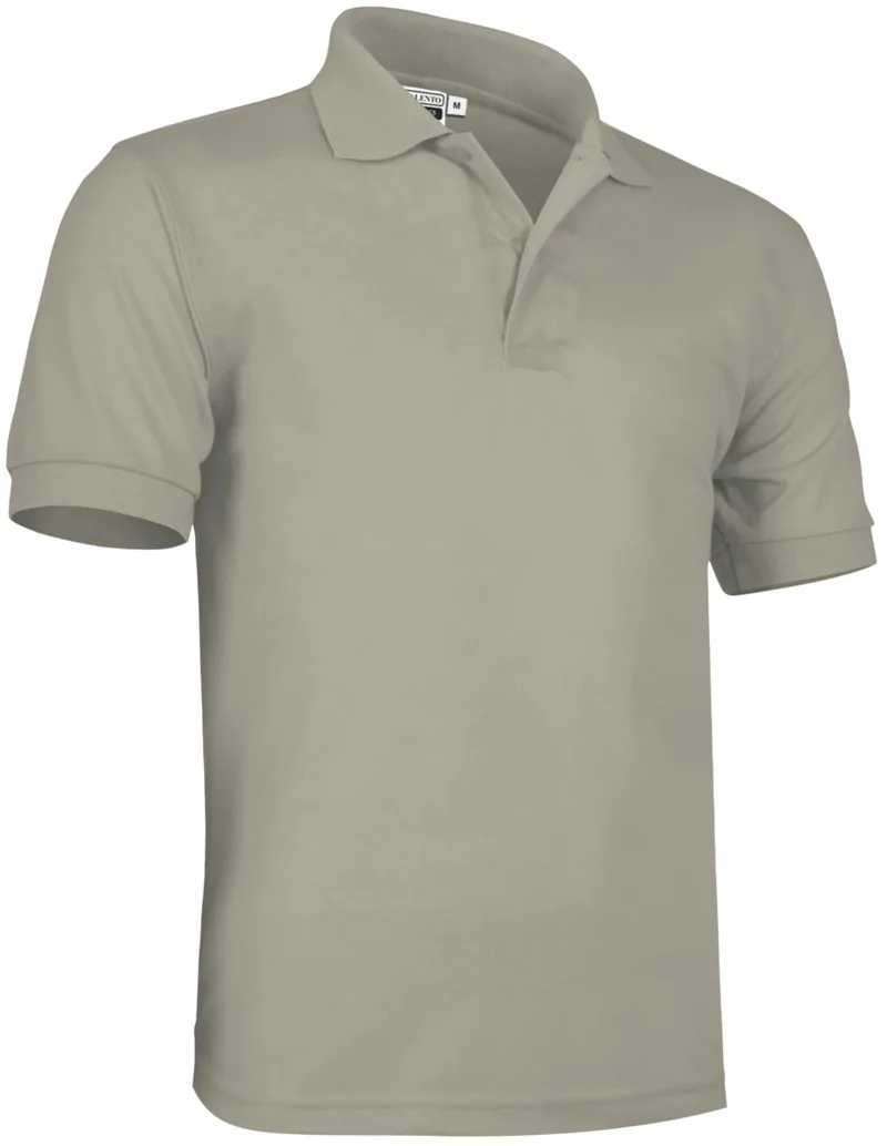 Κοντομάνικο Polo Shirt ULISES Valento POVAMIXBG Sand Μπεζ