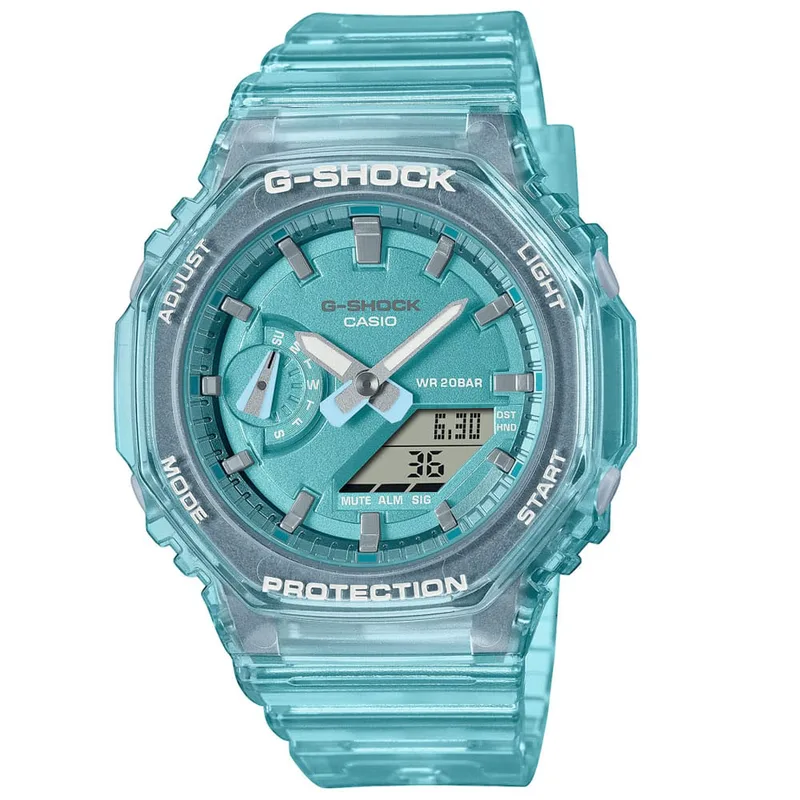 CASIO G-SHOCK Blue Rubber Strap GMA-S2100SK-2AER