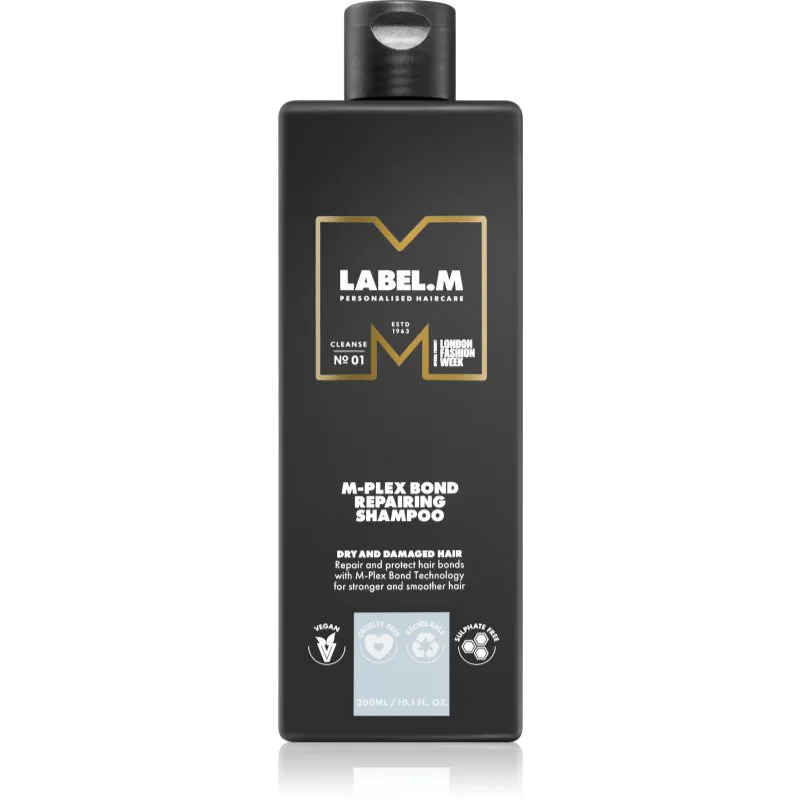 label.m M-Plex Bond Repairing Shampoo θρεπτικό σαμπουάν για όλους τους τύπους μαλλιών 300 ml