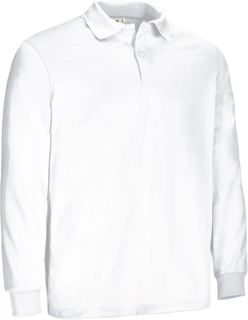 Μακρυμάνικο Sports Polo BUIN Valento POVABINBL White