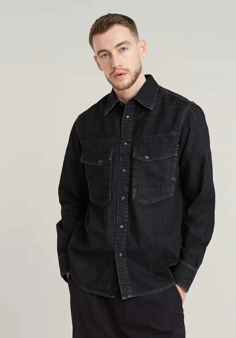 G Star Denim Πουκάμισο της σειράς Dakota - D23616 D540 G865 Worn Sky