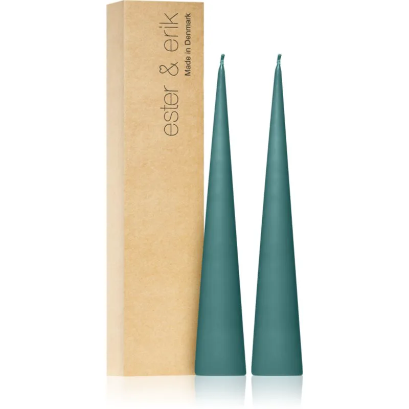 ester & erik cone candles agave (no. 02) διακοσμητικά κεριά 2x25 εκ
