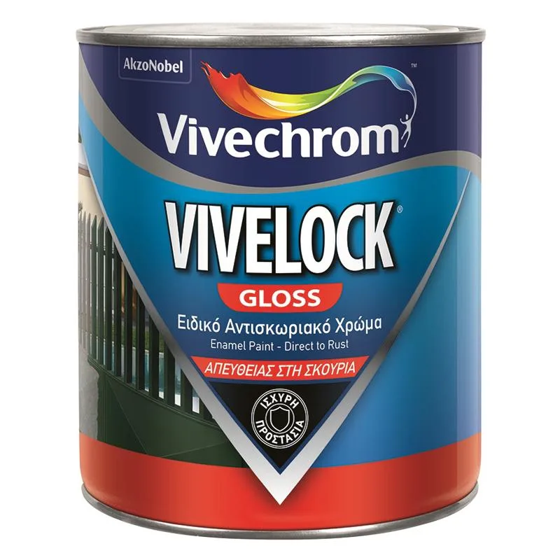 Χρώμα Αντισκωριακό Vivelock 33 Mύκονος 750ml