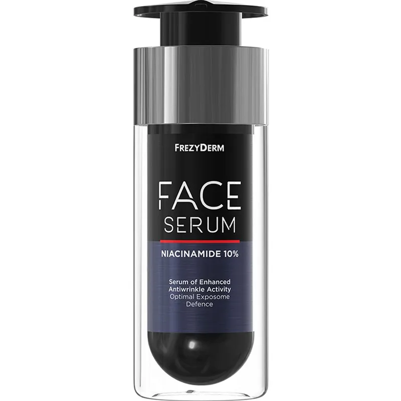 Frezyderm Niacinamide 10% Face Serum Ορός Προσώπου Ενισχυμένης Αντιρυτιδικής Δράσης, Δερματικής Ομοιογένειας με Νιασιναμίδη για Άμυνα στο Εκθεσίωμα 30ml
