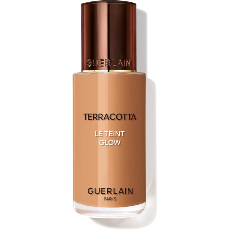 GUERLAIN Terracotta Le Teint Glow υγρό μεικ απ για φωτεινότητα για φυσική εμφάνιση απόχρωση 5W Warm 35 ml