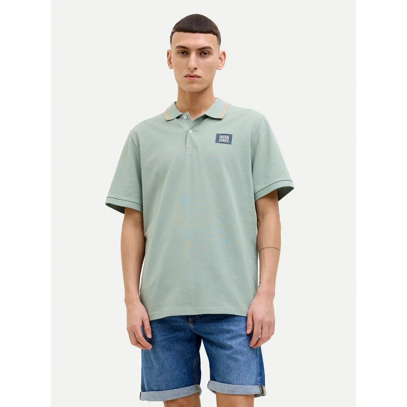 Jack & Jones Polo Hudson 12269238 Πράσινο Regular Fit
