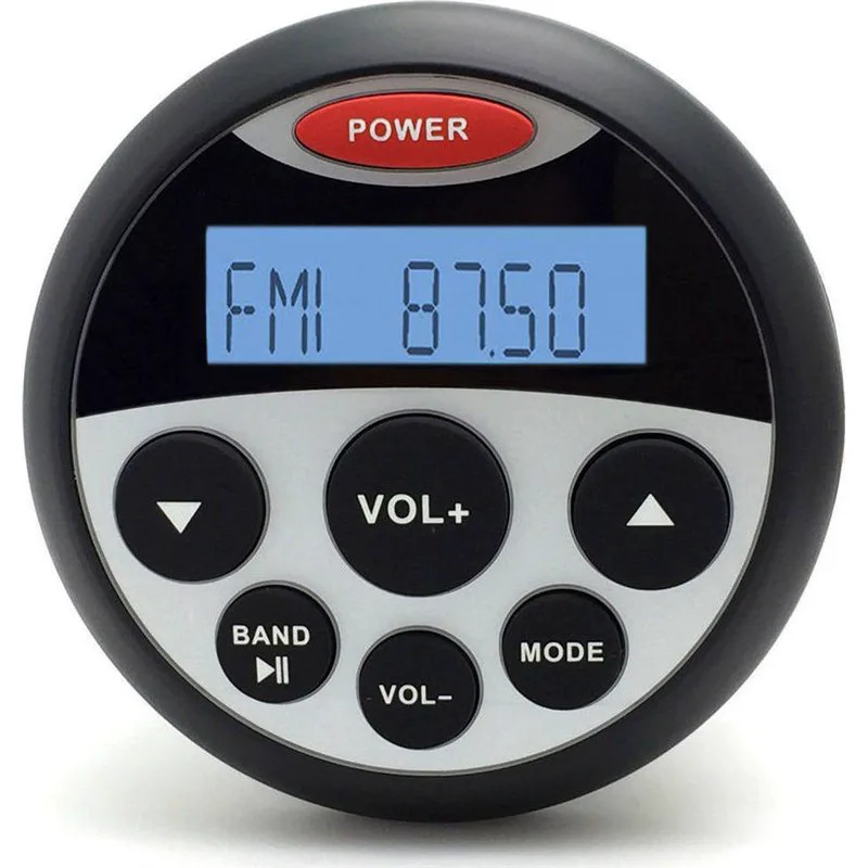 Hasda Ηχοσύστημα Σκάφους 4x40W Αδιάβροχο με USB / AUX / Bluetooth Μαύρο