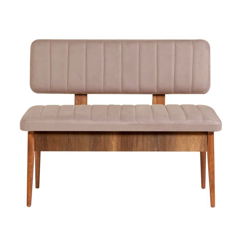 Παγκάκι Με Αποθηκευτικό Vina Bank - Walnut, Stone 869Vel5166 (110x85x40)