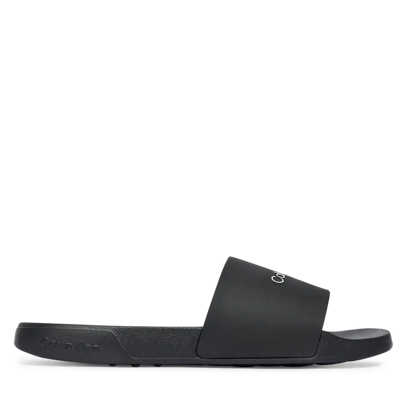 Παντόφλες Calvin Klein Ess Slide Monobrand Cv HM0HM02107 Μαύρο