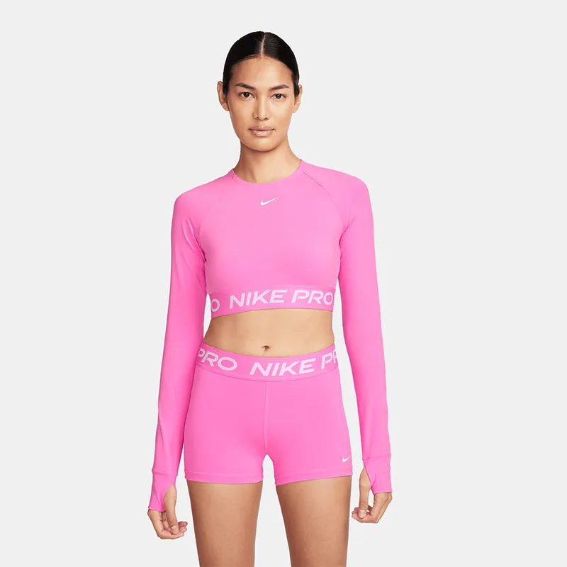 Nike Training Pro Γυναικεία Cropped Μπλούζα με Μακρύ Μανίκι (9000233068_86373)