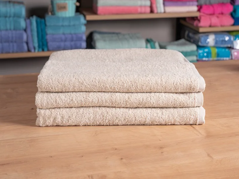 Πετσέτα Πισίνας ξενοδοχείου cozycotton (80x160) 450γρ/μ² Αντιχλώριο Μπεζ