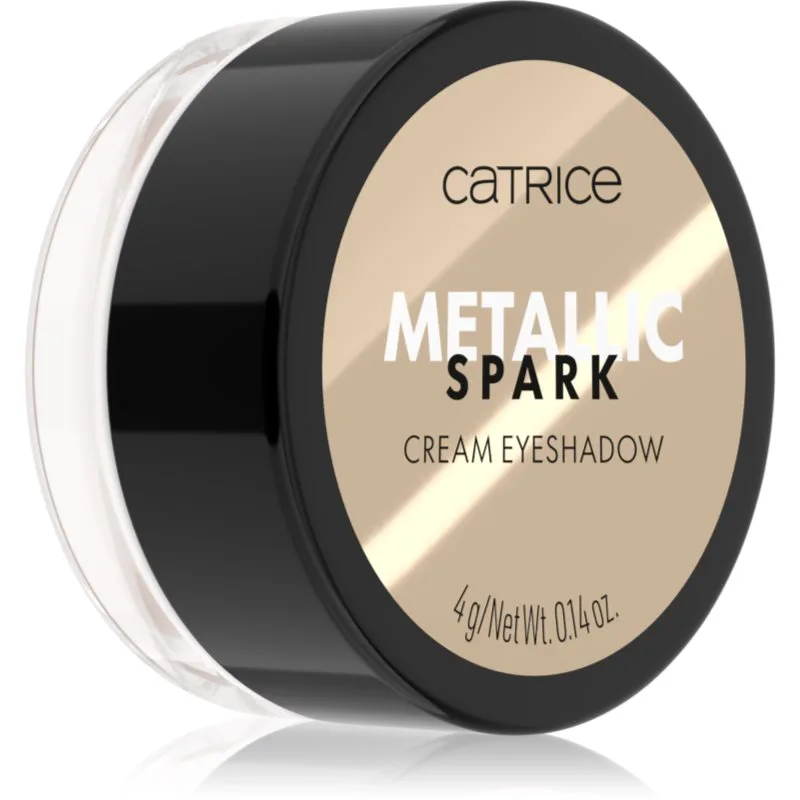 Catrice Metallic Spark κρεμώδεις σκιές ματιών για αστραφτερή λάμψη απόχρωση 010 Champagne Chic 4 γρ