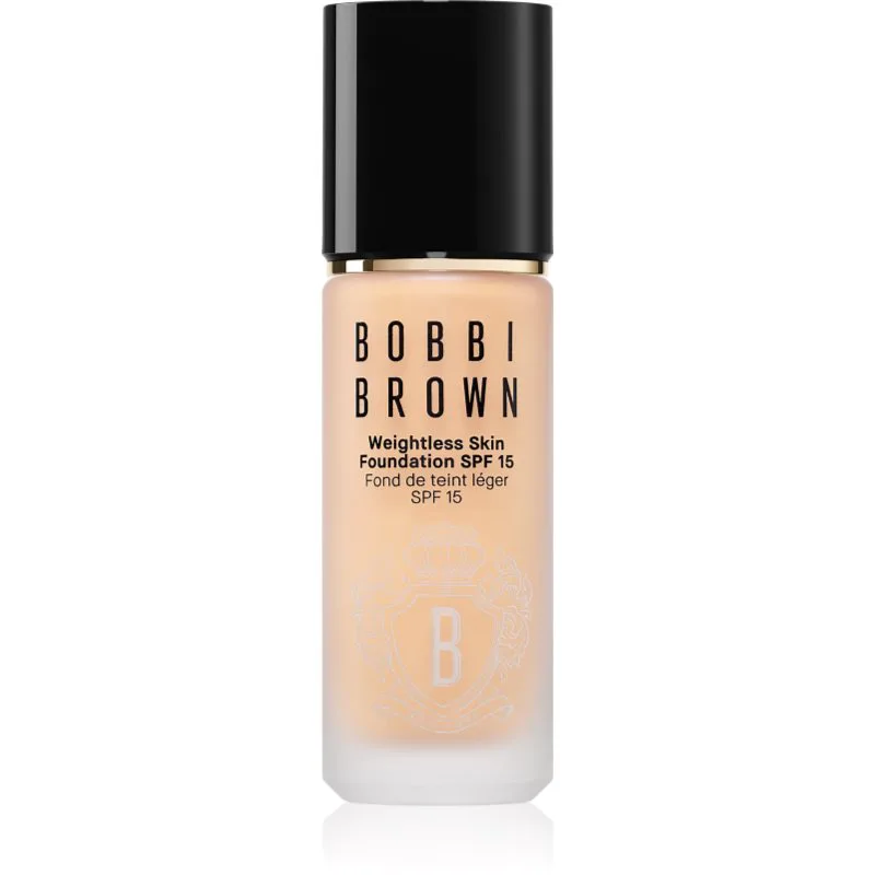 Bobbi Brown Weightless Skin Foundation SPF 15 μακράς διαρκείας μεικ απ με ενυδατικό αποτέλεσμα απόχρωση Natural 30 ml