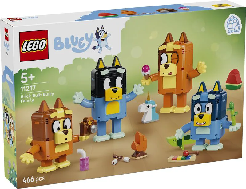 LEGO® Bluey Brick-Built Bluey Family (11217)