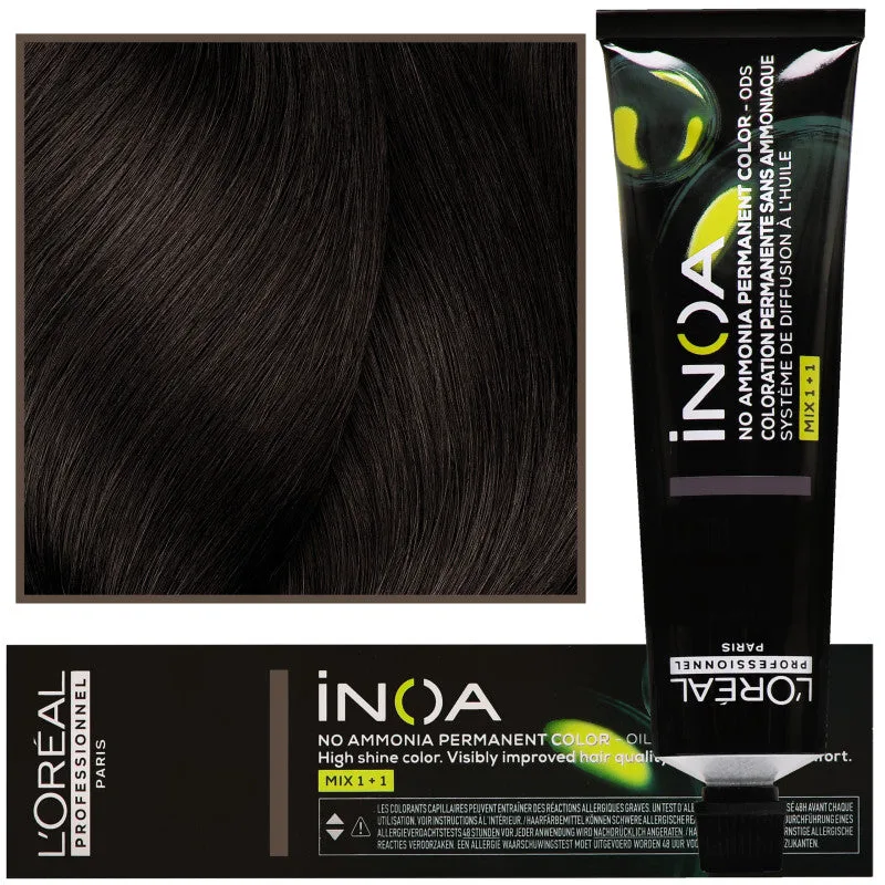 Hair dye L'Oréal Inoa 60 ml 4.15 Brown Mahogany Ash