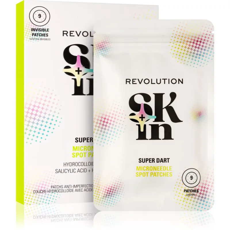 Revolution Skincare Skindividual Clearly Clarify Salicylic Acid Hydrocolloid Spot Patches έμπλαστρα για προβληματκή επιδερμίδα 9 τμχ