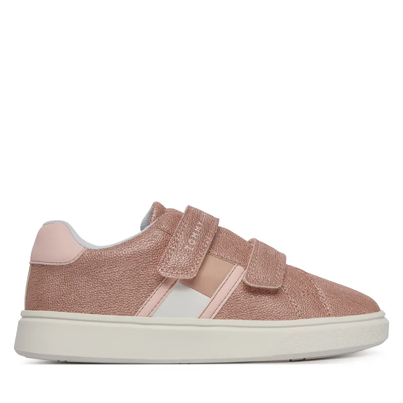 Αθλητικά Tommy Hilfiger Flag Low Cut Velcro T1A9-34232-0745 S Ροζ
