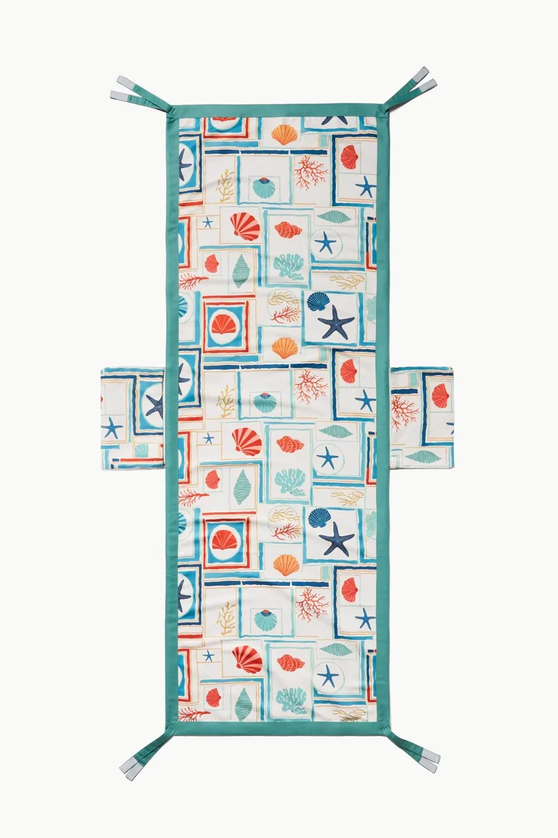Coincasa unisex πετσέτα θαλάσσης με τσέπες 65 x 183 cm - 006817054 Πολύχρωμο